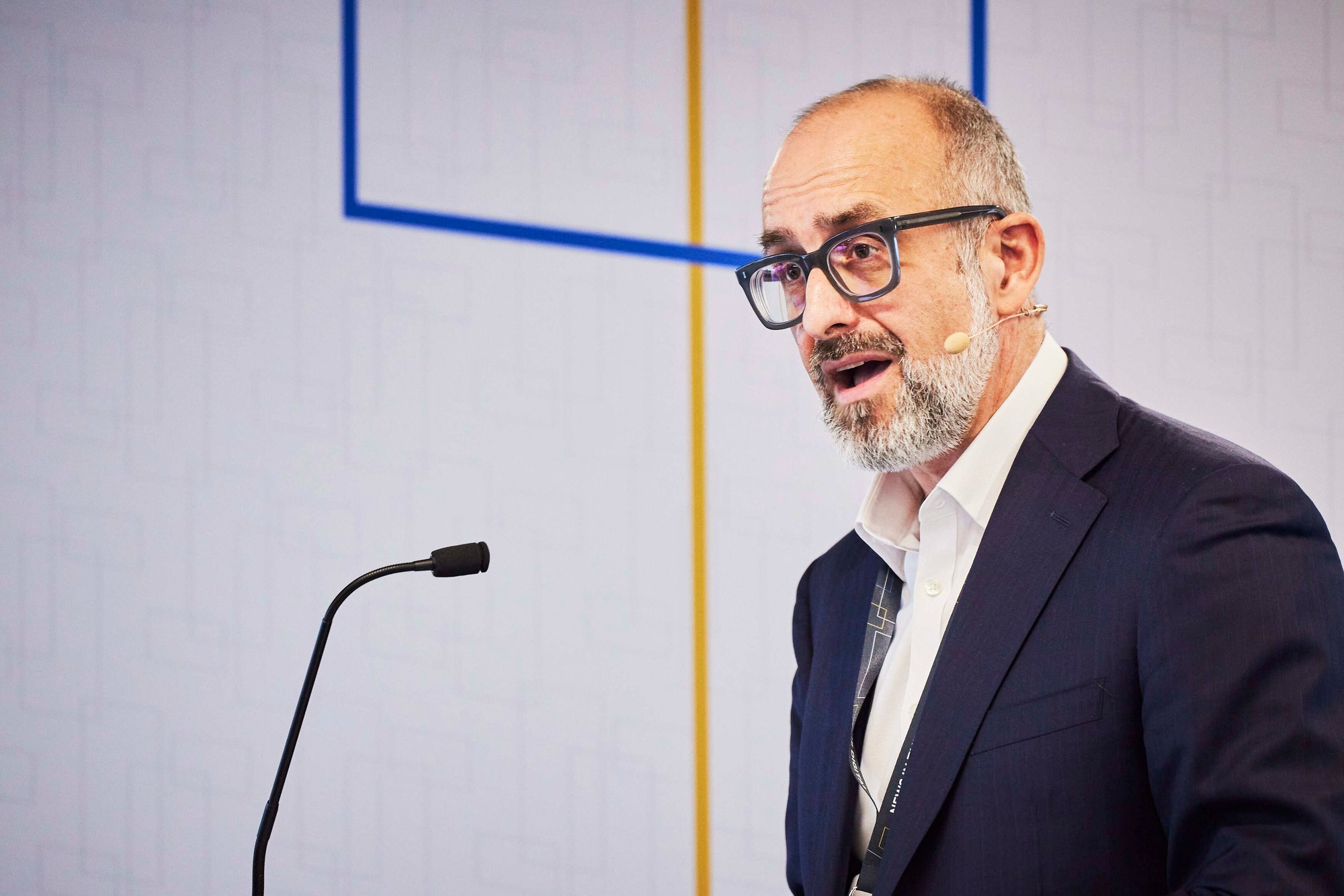 Jon Slade, CEO of the Financial Times, speaking at News in the Digital Age in London